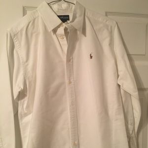 Boys size 18 Ralph Lauren Oxford Dress Shirt
